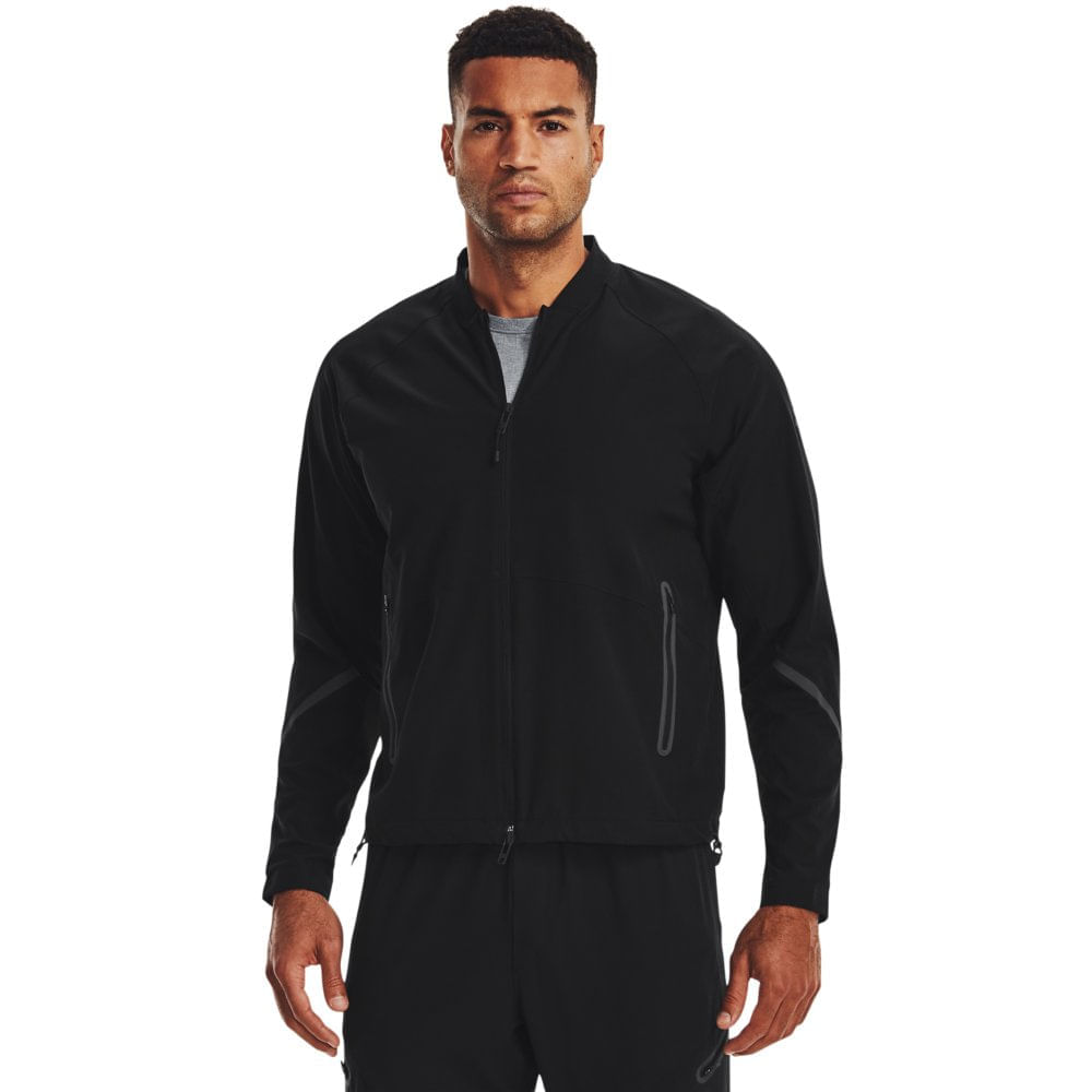 Jaqueta Under Armour Woven Perforated Masculino - Preto
