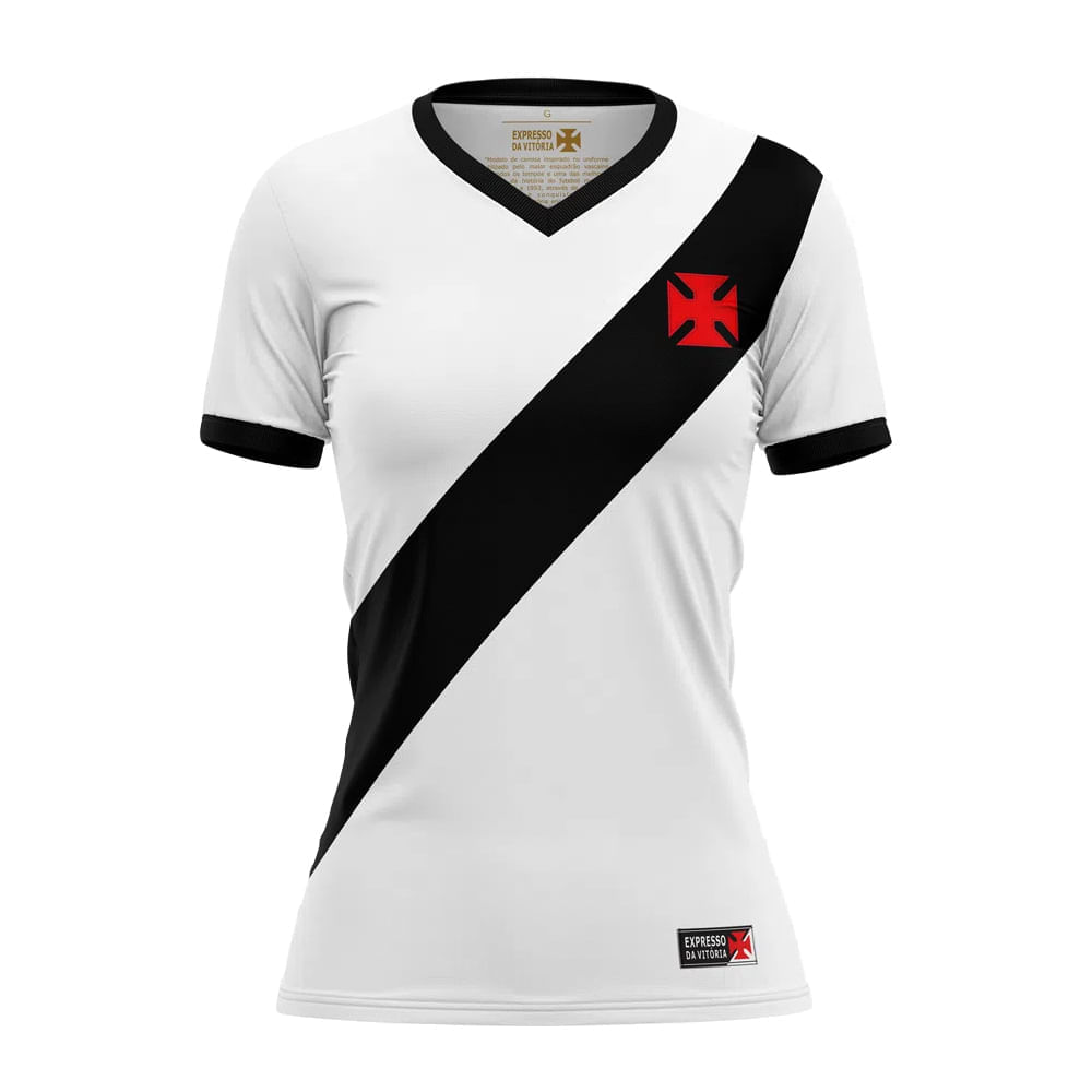 Camiseta Braziline Vasco da Gama Brasil Feminina - Boutique Futebol