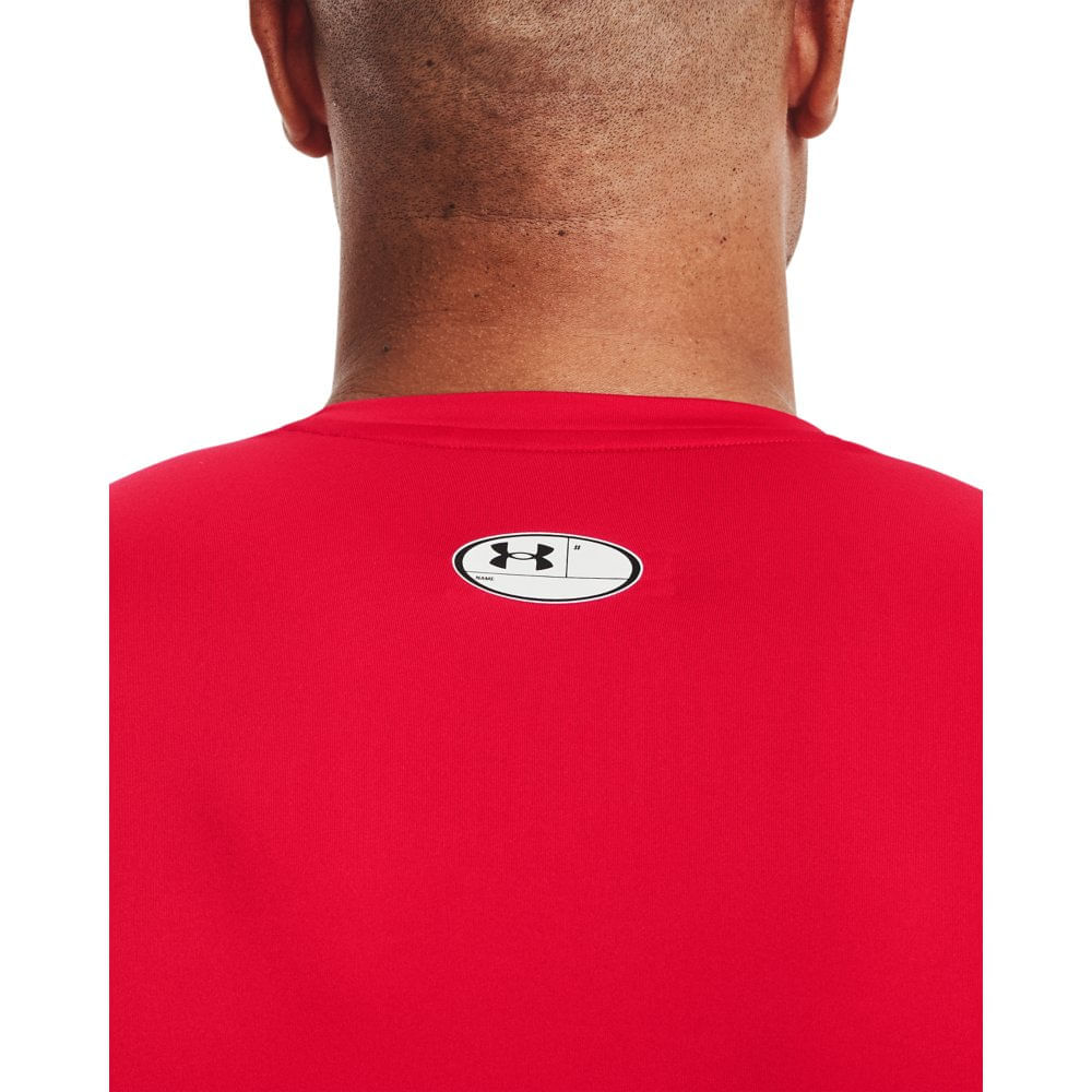 Camiseta Compressão de Treino Masculina Under Armour HG Armour SS -  futebolcard